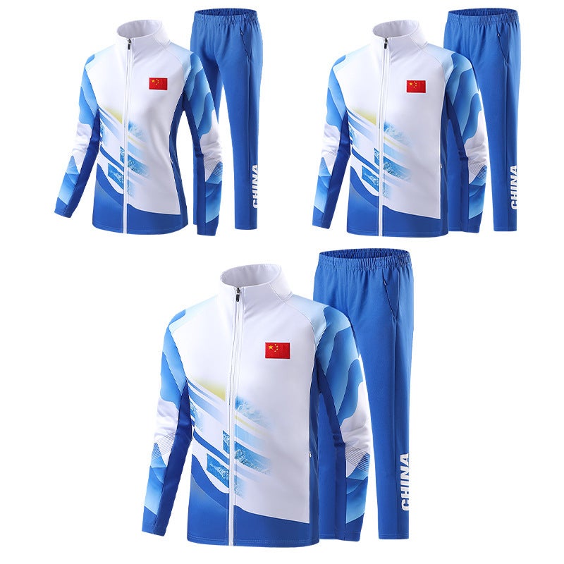 Sports Suits For Men And Women, Running Casual Couples, Parent-Child Sports Suits, Cardigans, Jackets And Trousers - Image 2